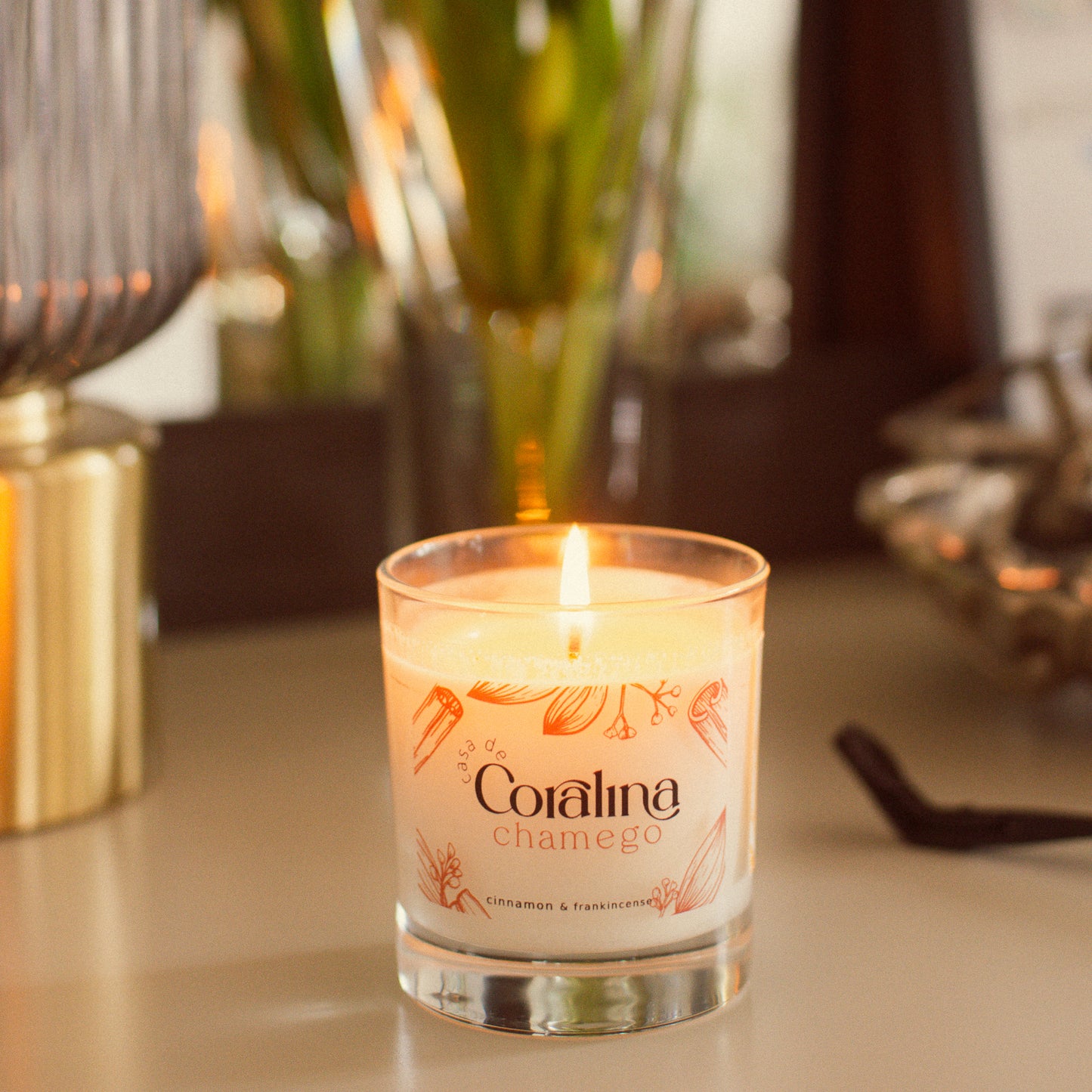 Candle Chamego - Cinnamon & Frankincense