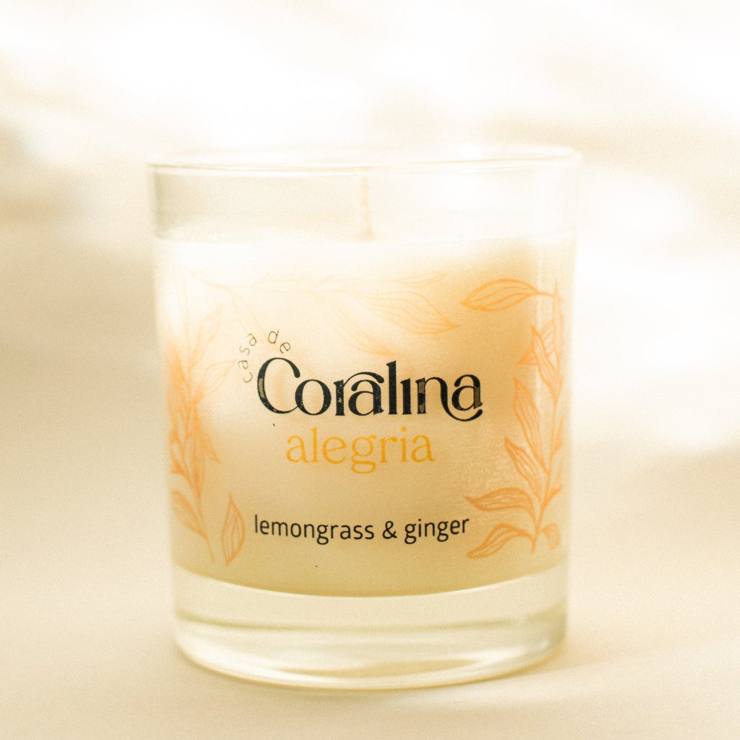 Candle Alegria - Lemongrass & Ginger